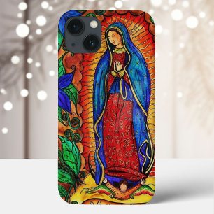 Our Lady of Guadalupe Virgin Mary Vibrant Colour iPhone 13 Case