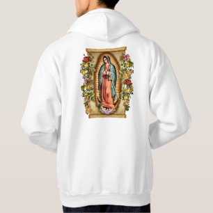Our Lady of Guadalupe with Roses Frame Hoodie