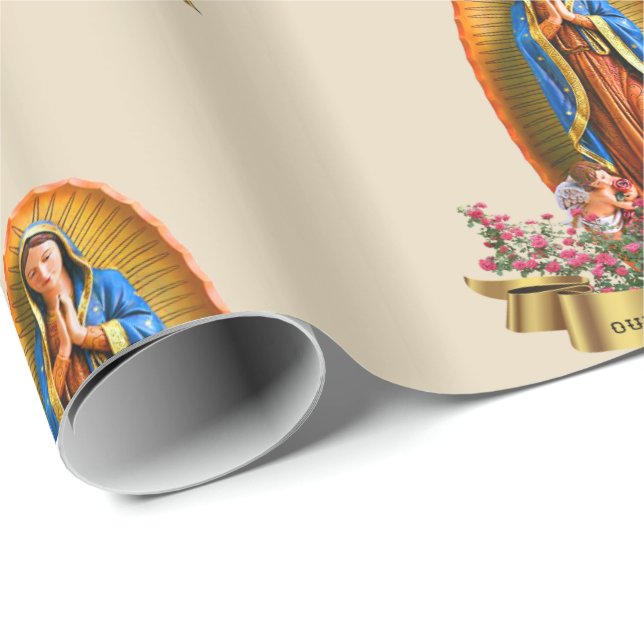 Our Lady of Guadalupe Wrapping Paper (Roll Corner)
