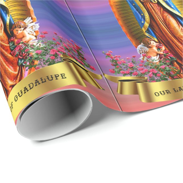 Our Lady of Guadalupe Wrapping Paper (Roll Corner)