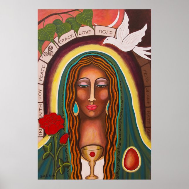 "Our Lady of Healing Hearts" Poster (Front)