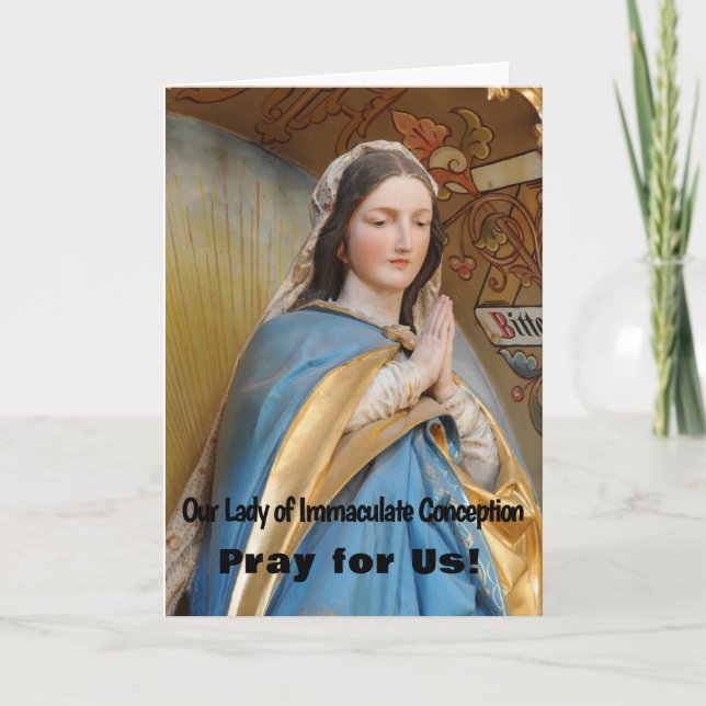 Our Lady of Immaculate Conception Card (Front)