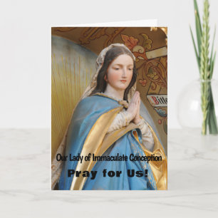 Our Lady of Immaculate Conception Card
