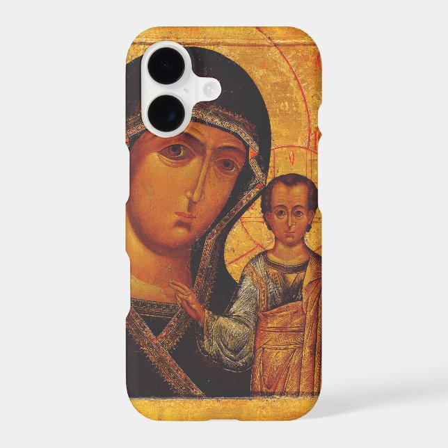 Our Lady of Kazan Orthodox Icon (Back)