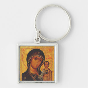 Our Lady of Kazan Orthodox Icon Key Ring