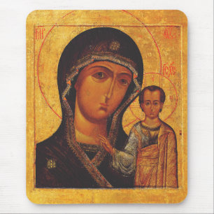 Our Lady of Kazan Orthodox Icon Mouse Mat