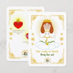 Our Lady of Knock Holy Card