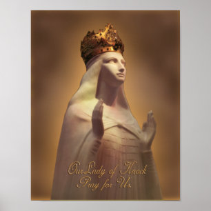 OUR LADY OF KNOCK PRAY FOR US POSTER