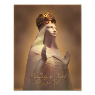 OUR LADY OF KNOCK PRAY FOR US SACRED IMAGE PHOTO PRINT