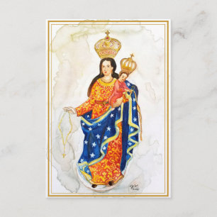 Our Lady of Las Lajas Prayer/Holy Card