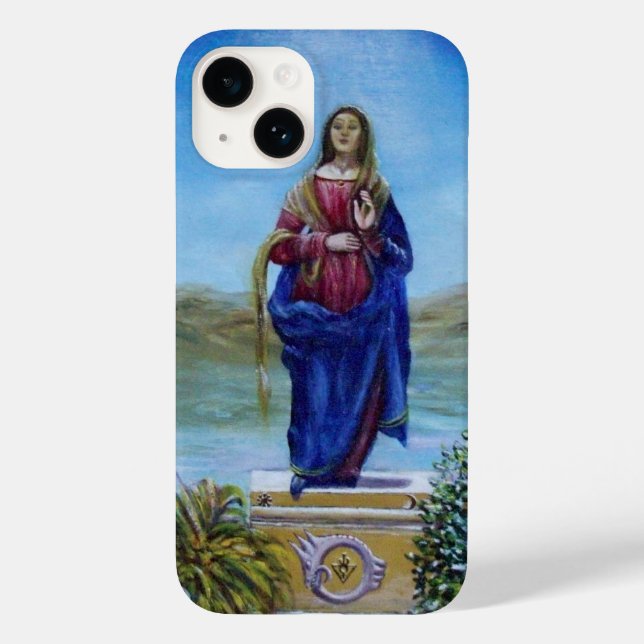OUR LADY OF LIGHT Madonna of Immaculate Conception Case-Mate iPhone Case (Back)