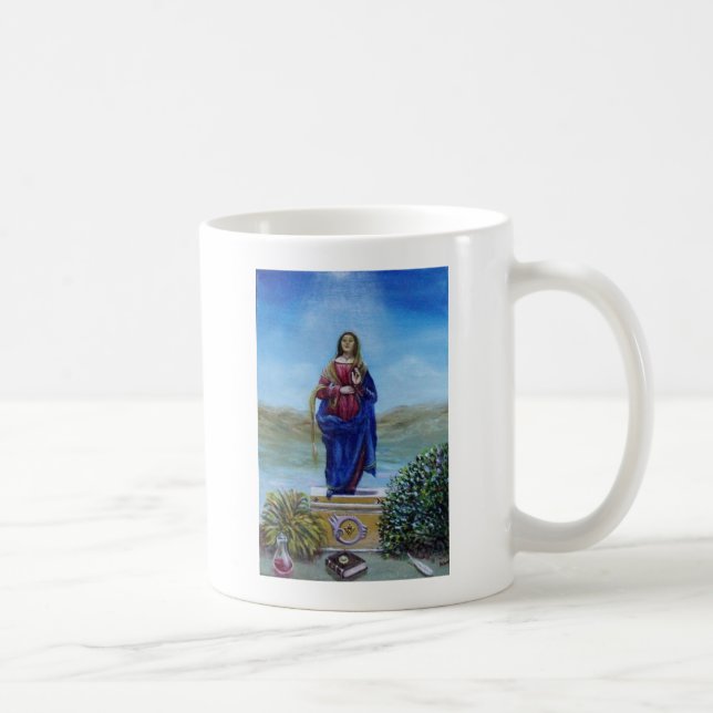 OUR LADY OF LIGHT Madonna of Immaculate Conception Coffee Mug (Right)
