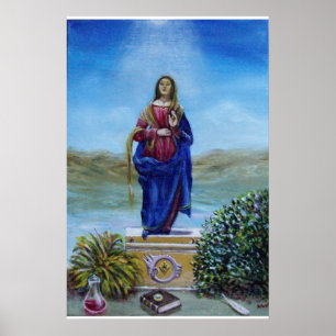 OUR LADY OF LIGHT Madonna of Immaculate Conception Poster