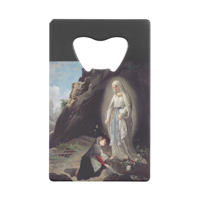 Our Lady of Lourdes Apparition Miraculous Art (Front)