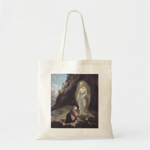 Our Lady of Lourdes Apparition Miraculous Art Tote Bag