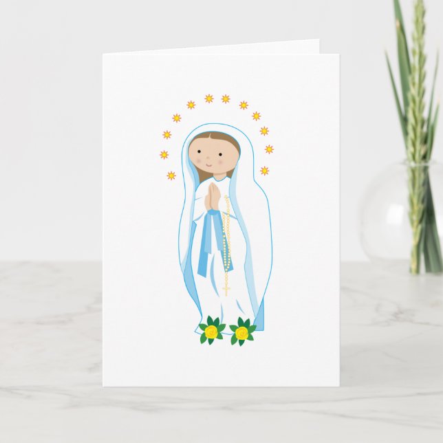 Our Lady of Lourdes Card (Front)
