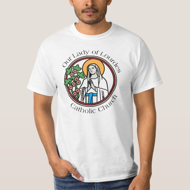 Our Lady of Lourdes Catholic Church T-Shirt (Front)