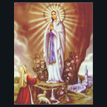 Our Lady of Lourdes Flyer<br><div class="desc">Our Lady of Lourdes is venerated under this title by the Roman Catholic church due to her apparitions that occurred in Lourdes,  France.</div>