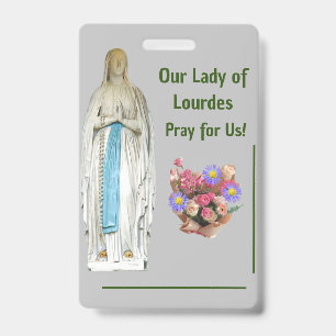 Our Lady of Lourdes ID Badge