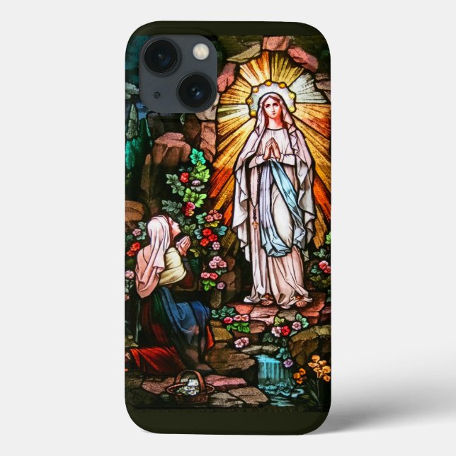 Our Lady of Lourdes iPhone / iPad case (Back)