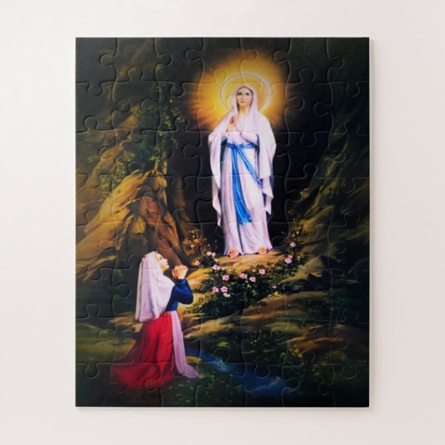 Our Lady of Lourdes Jigsaw Puzzle (Vertical)