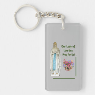 Our Lady of Lourdes Key Ring