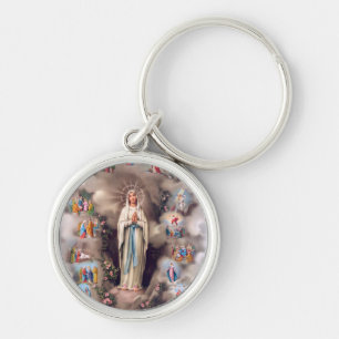 Our Lady of Lourdes Key Ring