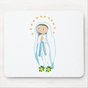 Our Lady of Lourdes Mouse Mat