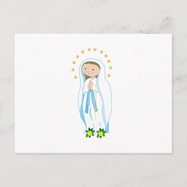 Our Lady of Lourdes Postcard (Front)