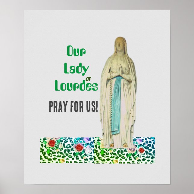 Our Lady of Lourdes Poster (Front)