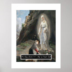 Our Lady of Lourdes Poster