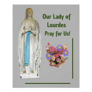 Our Lady of Lourdes Poster