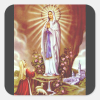 Our Lady of Lourdes Premium Massabielle Art Print