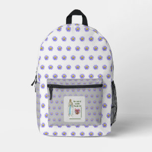 Our Lady of Lourdes Print Cut Sew Bag