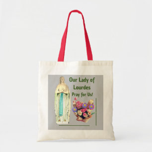 Our Lady of Lourdes Tote Bag