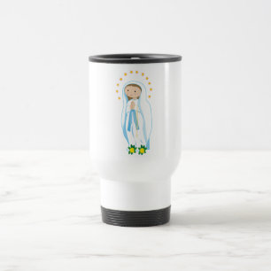 Our Lady of Lourdes Travel Mug