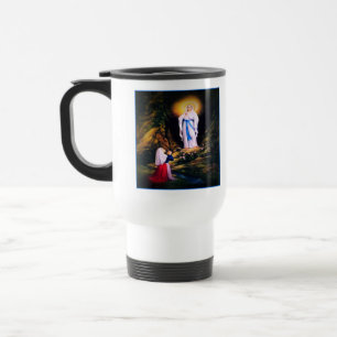 Our Lady of Lourdes Travel Mug