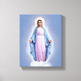 Our Lady of Medjugorje, 8" x 10",  Canvas