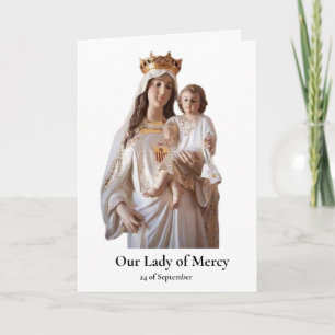 Our Lady of Mercy Card