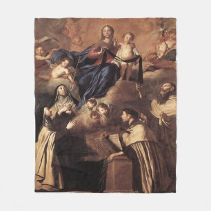 Our Lady of Mount Carmel 1641 Fleece Blanket