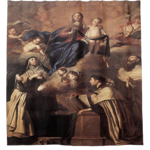 Our Lady of Mount Carmel 1641 Shower Curtain