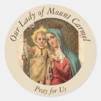 Our Lady of Mount Carmel  Baby Jesus Scapular