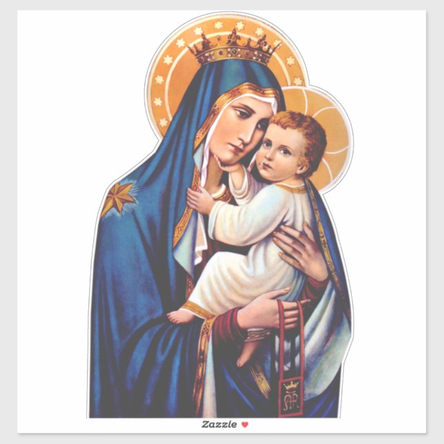 Our Lady of Mount Carmel Devotional Art (Sheet)