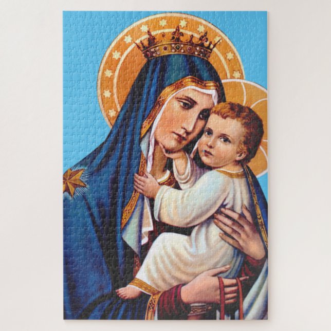 Our Lady of Mount Carmel Devotional Art Jigsaw Puzzle (Vertical)