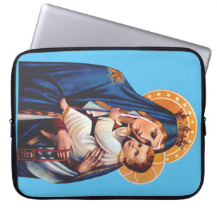 Our Lady of Mount Carmel Devotional Art Laptop Sleeve