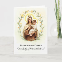 Our Lady of Mount Carmel Feast Day Blessings