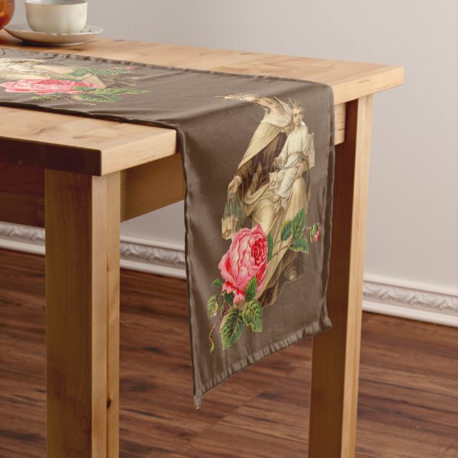 Our Lady of Mount Carmel Jesus Carmelite Long Table Runner (In Situ)
