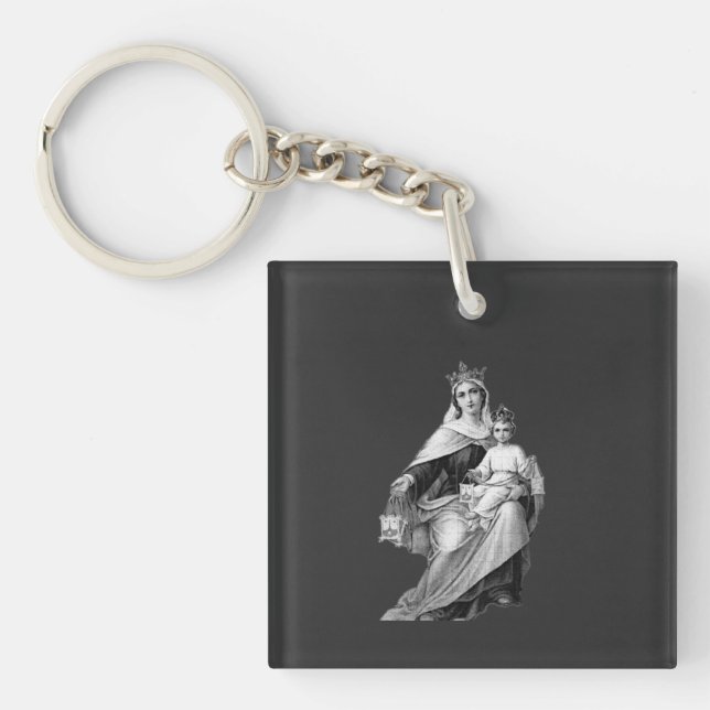 Our Lady of Mount Carmel  Key Ring (Front)