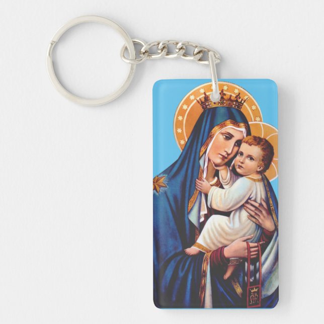 Our Lady of Mount Carmel Key Ring (Front)