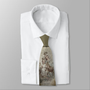 Our Lady of Mount Carmel neck tie